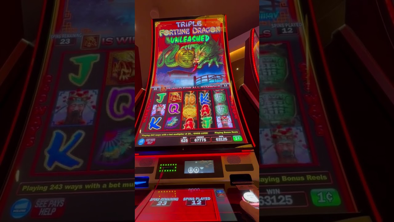 TRIPLE FORTUNE Dragon unleashed players edition RED GREEN AND COIN BONUS