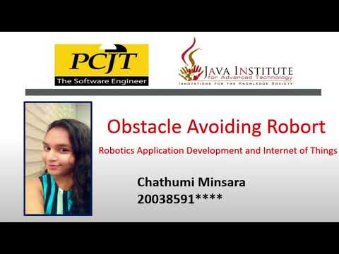 Obstacle Avoiding Robot | Java Institute | Chathumi Minsara