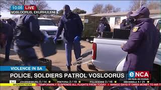 Police Soldiers Patrol Vosloorus