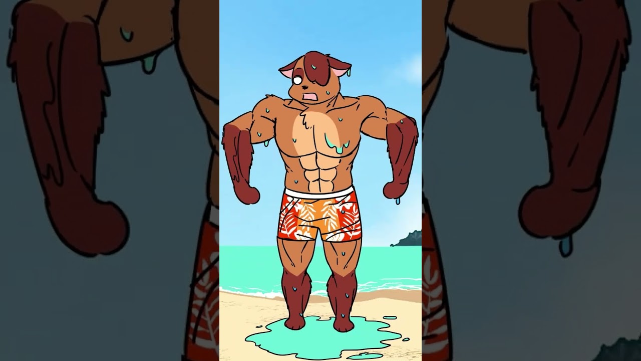 Beach Buffer #gigachad #gigachadmeme #beachfront #2danimation #indieanimation #fyp #limeandlemon