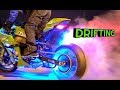 Motorcycle Drifting Light Show / zx10r stretched