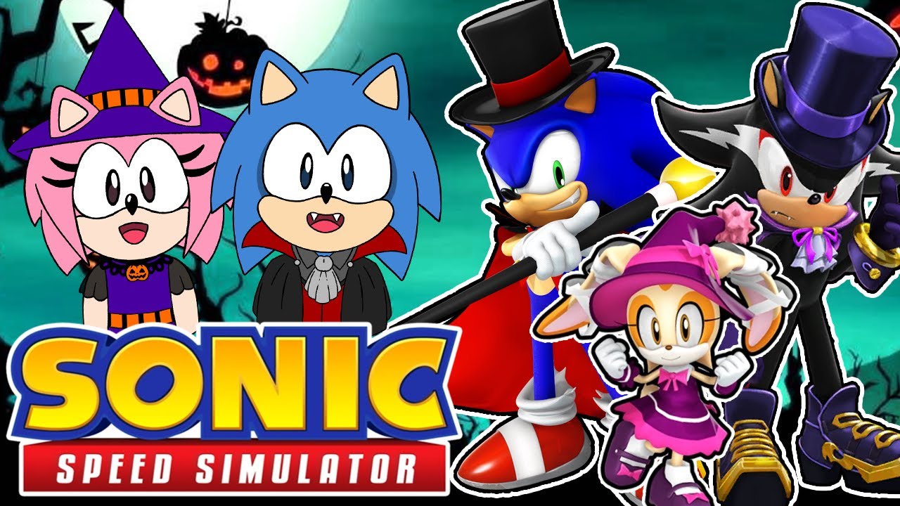 Sonic's Halloween - Sonic And Amy Play Sonic Speed Simulator - YouTube