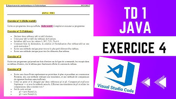 Exercice java corrige TD 1 -IMPLEMENTATION SUR VS CODE-