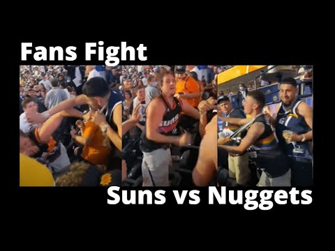 Fans Fight During Game of Phoenix Suns And Denver  Nuggets | NBA Brawl