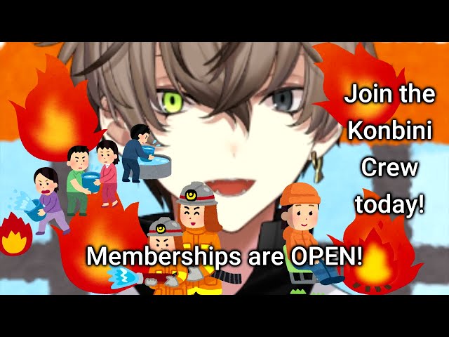 KONBINI CREW IS FINALLY HERE! MEMBERSHIPS OPEN!のサムネイル