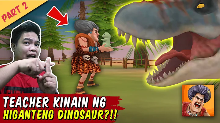 Kinain si Teacher ng Dinosaur! - Scary Teacher Sto...