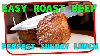 Perfect NOFUSS Roast Beef with FANTASTIC gravy