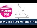 【力学#18】円錐振り子！小球が水平面から浮き上がる条件を求めよ！《難関大学合格のための必須問題演習》【物理基礎/高校物理】