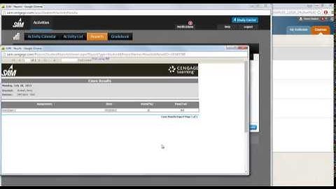 CSCC - Access SAM Student Reports and Results