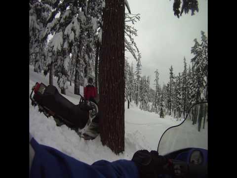 Snowmobile Bend Oregon - GOPRO HD test (Feb 13 2010)