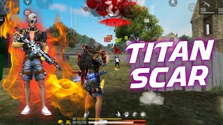SOLO VS SQUAD || PLAYING WITH TITAN SCAR🔥 AFTER LONG TIME❤ FREE FIRE!!!!!!