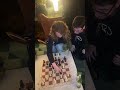 OH NO MY QUEEN!  #chess #chesstraps #shorts