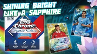 UNREAL 💎| 2023 TOPPS CHROME SAPPHIRE PACK/BOX OPENING by Pack Luck Bros 192 views 9 months ago 9 minutes, 48 seconds