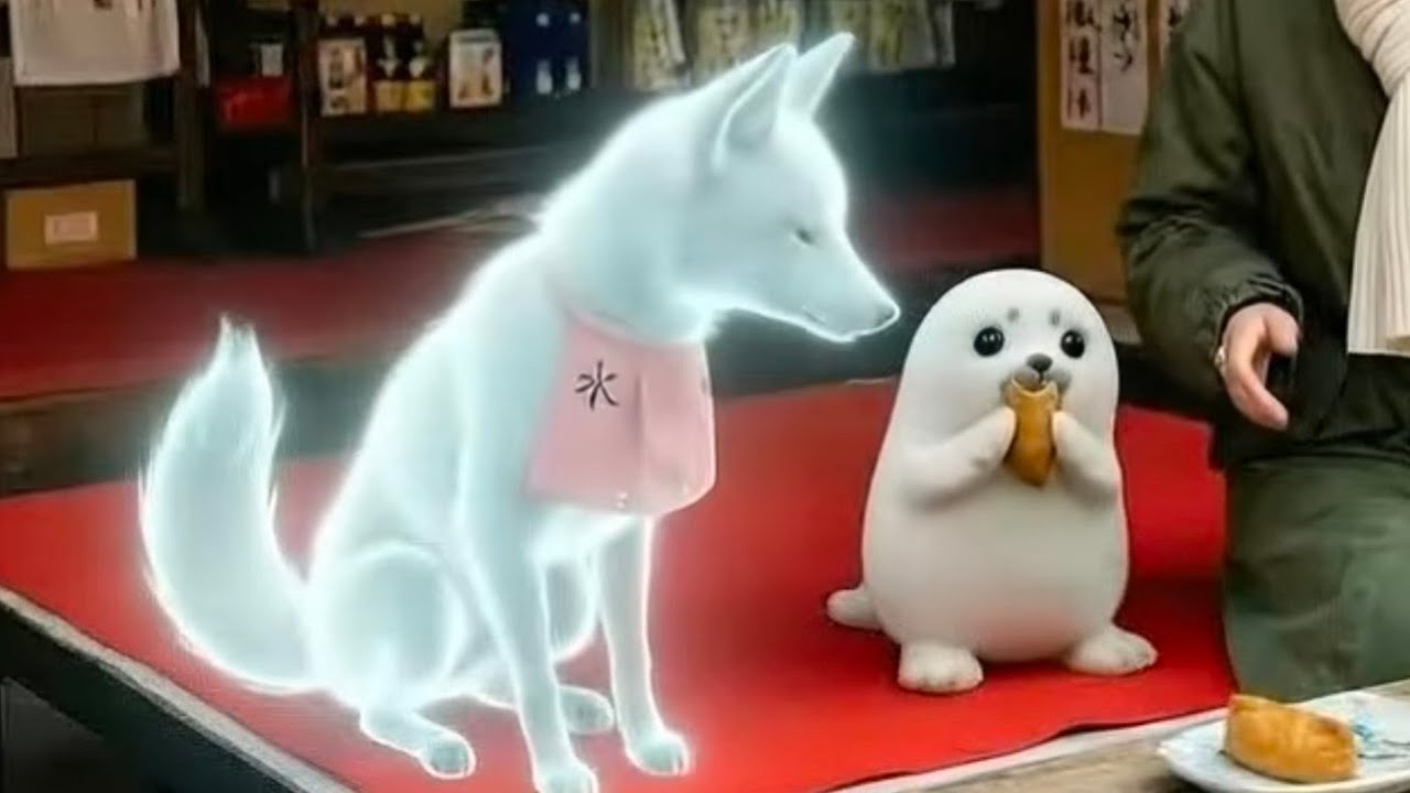 A New Year at Fushimi Inari, Kyoto with a Marshmallow Seal