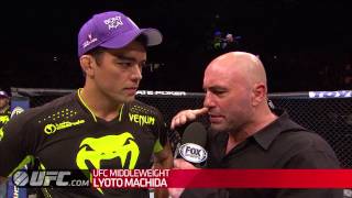 Fight Night Manchester: Lyoto Machida Octagon Interview