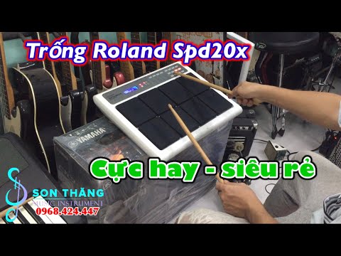 Video Trống Roland Spd20x || Trống điện tử giá rẻ - youtube