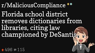 Florida school district removes dictionaries from libraries, citing law championed by DeSantis