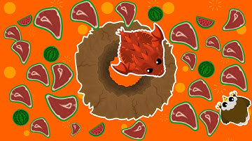 0 XP to 5M XP With Only Meat in Mope io!!