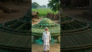 Amazing Bamboo UFO Making 🚀 | Village Artist Handmade Craft