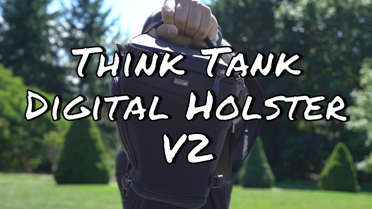 Think Tank Digital Holster 40 V2.0 ブラック Digital Holster 40 V3 fits gripped DSLR camera with 24-70mm lens