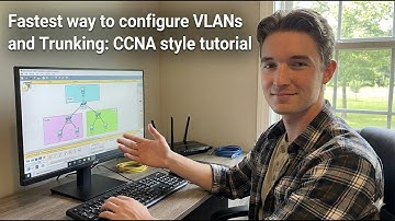The FASTEST way to configure VLANs & Trunks in Packet Tracer