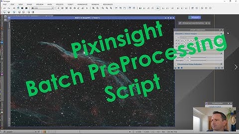 Pixinsight Batch PreProcessing Script Tutorial - Astro Photography
