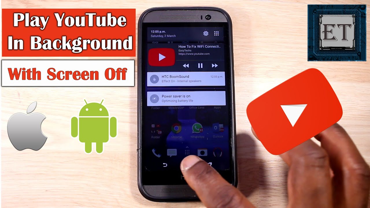 Bạn muốn tiết kiệm pin khi nghe nhạc trên YouTube? Hãy xem hình ảnh về YouTube background play, screen off để tìm hiểu cách nghe nhạc trên YouTube mà không tốn năng lượng. 