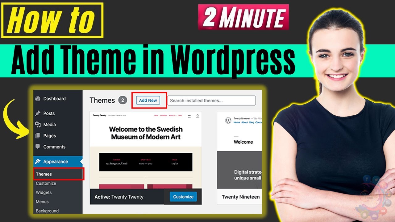 How to add theme in wordpress 2026 - YouTube