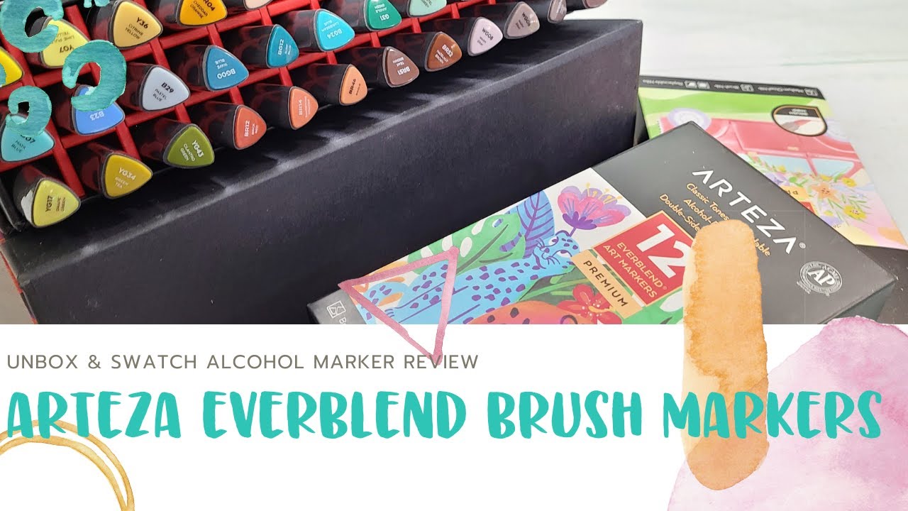 A Look at the 120 Set of Arteza Everblend Alcohol Markers 