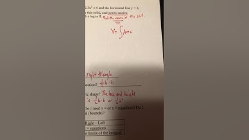 Example 1: Volumes with Known Cross-Sections (Isosceles Right Triangles)
