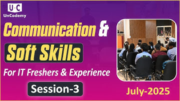Communication & Soft Skills Training | Class-3 | Interview Preparation