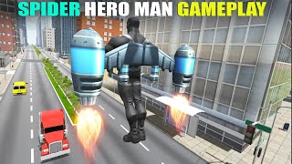 Rope Hero Big Town | Spider-Man Game | Android Gameplay screenshot 3