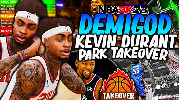 NBA2K23: KEVIN DURANT DESTROYS PARK! UNSTOPPABLE 6