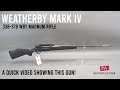 1010 Weatherby Mark IV .338-378 Wby Magnum Rifle - A Quick Video in our Photo Booth