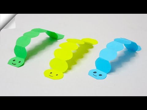 DIY paper crafts  | Paper worm