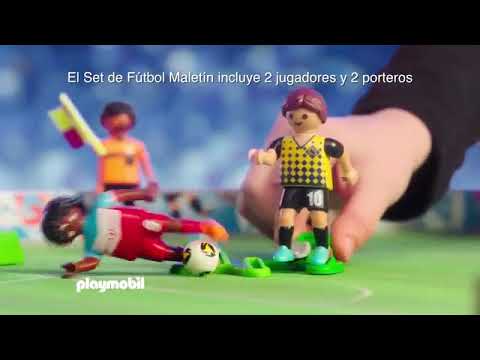Playmobil Maletin Set De Futbol 6857 Youtube