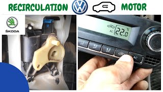 Prominent Consultation custom Volkswagen Polo, Vento, Jetta, skoda Rapid AC Recirculating Flap motor  Problem - YouTube