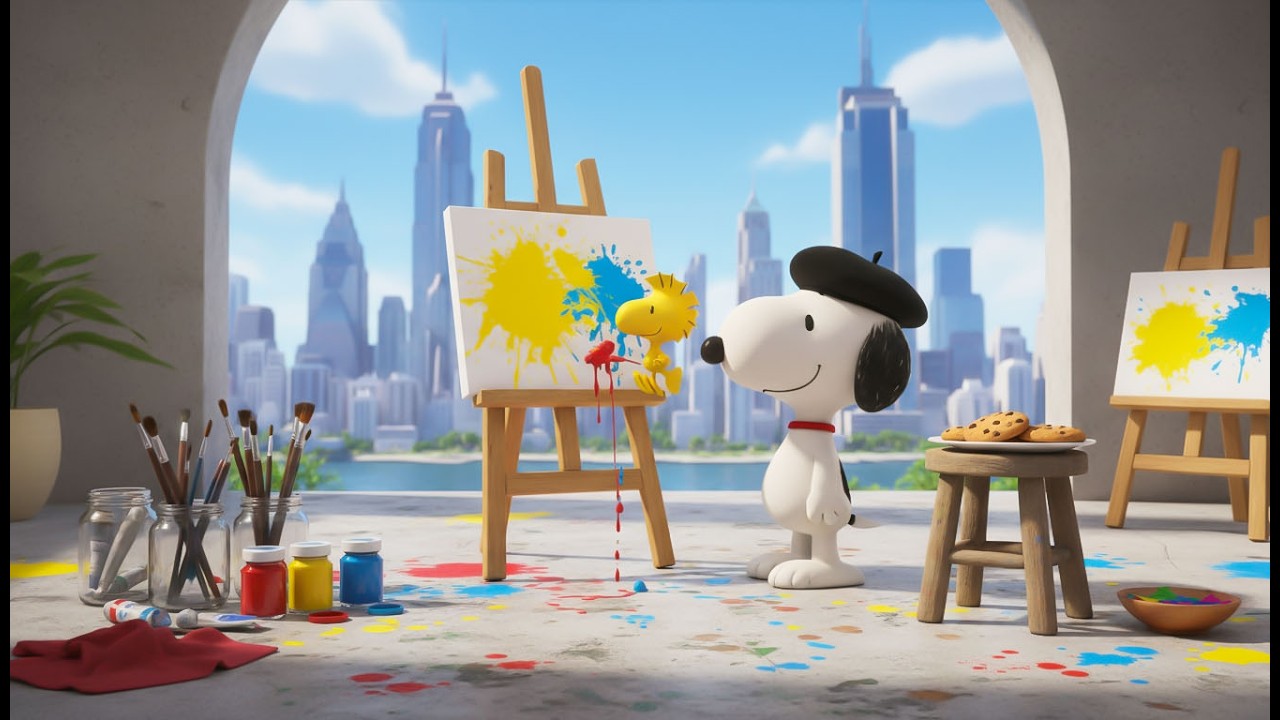 Happy Spring Jazz with Snoopy 🌸☀️ Uplifting Morning Jazz for Calm & Positivity