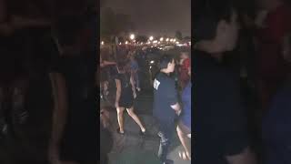 Black girl vs White girl fight Downtown Fullerton CA PT1