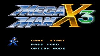 Mega Man X3 - Title Screen (Legacy Collection)