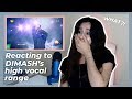 American girl reacts to Dimash Kudaibergen high vocal range - The show must go on