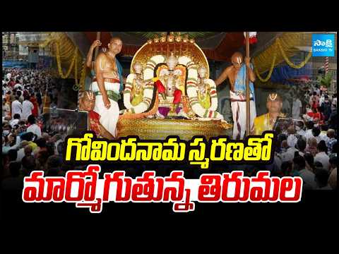 గోవిందనామ స్మరణతో మార్మోగుతున్న తిరుమల | Tirumala Srivari Brahmotsavams | Sakshi TV - SAKSHITV