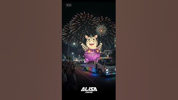 Pawai maskot raksasa #shorts