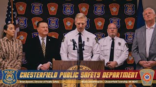 PRESS CONFERENCE: Chesterfield Township Public Safety Dept & Families Against Narcotics (FAN)