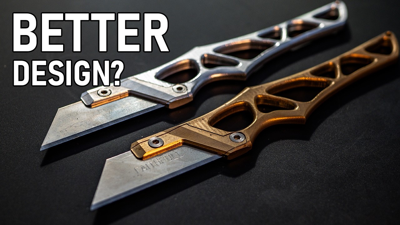 Machining a Better Utility Knife Handle