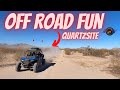 Off-Road In January Old Pipeline Road  Quartzsite AZ