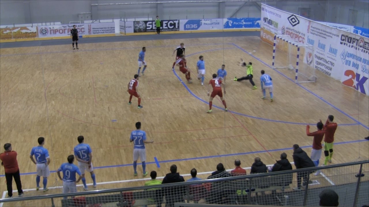 Мини-футбол. Суперлига. СК "Прогресс" - ПМФК "Сибиряк" - YouTube