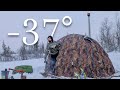 Full year extreme bear tent camping freezing snow and scat