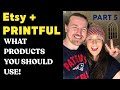 ETSY + PRINTFUL | WHAT ITEMS YOU SHOULD USE!  - RUNNING MY ETSY SHOP MAKE MONEY SELLING ON ETSY