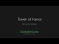 Tower of hanoi  recursion problem  geeksforgeeks